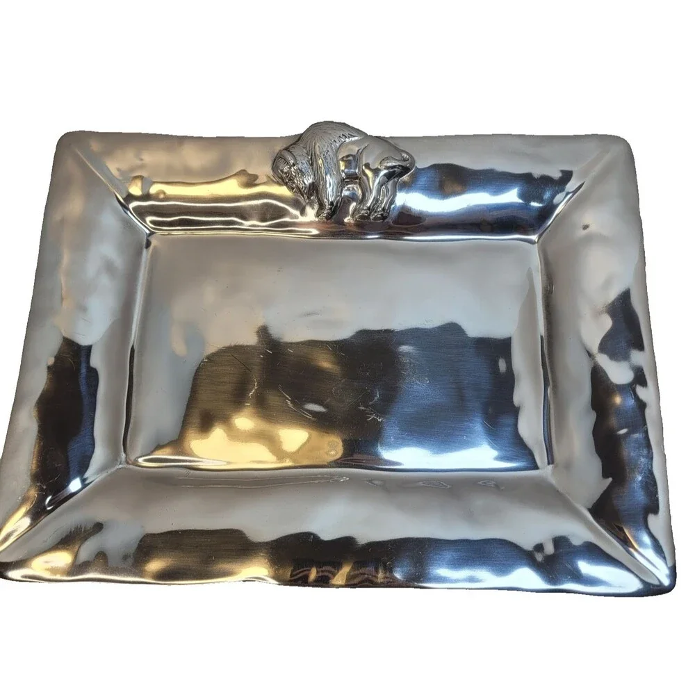 Beatriz Ball Western Buffalo Large Rectangle Serving Tray 15